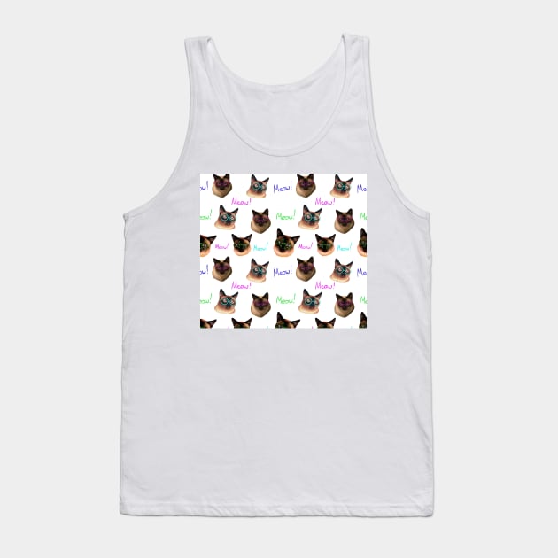 Meow! Tank Top by Novaart